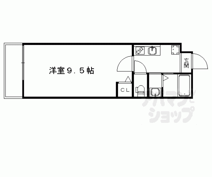 【シュミート西洞院】間取