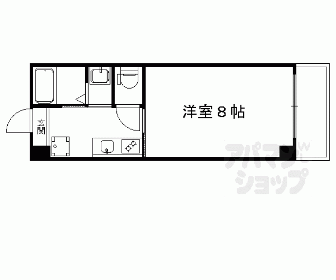 【アクアフロント梅小路】間取