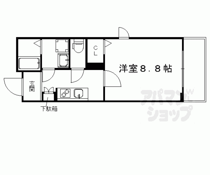 【フォルトゥーナ新町】間取