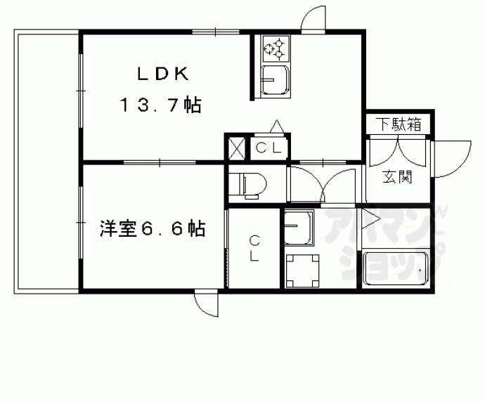 【フォルトゥーナ新町】間取