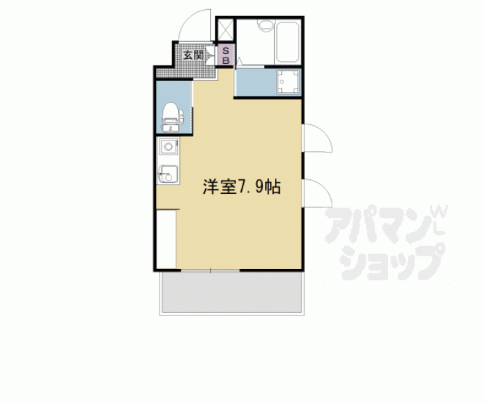 【プルミエール東山七条】間取