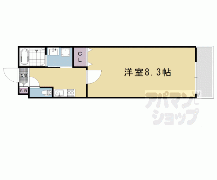 【クレドール京都駅南】間取