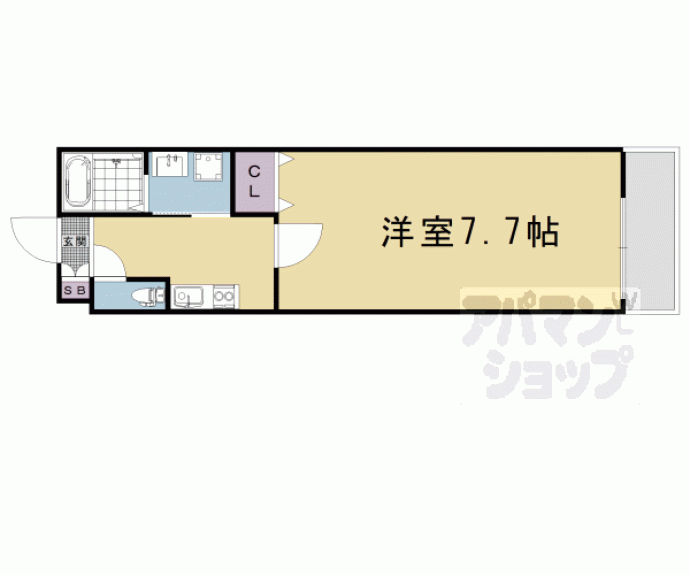 【クレドール京都駅南】間取