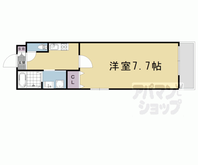 【クレドール京都駅南】間取