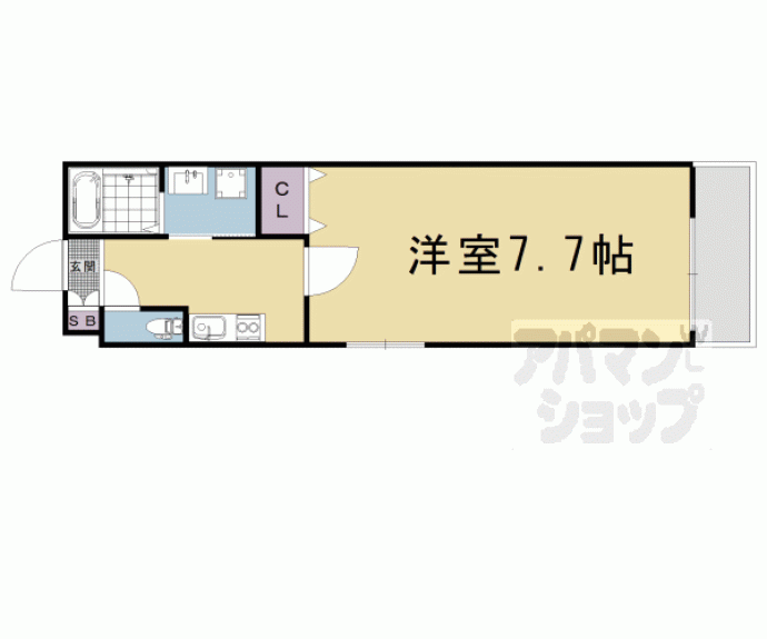 【クレドール京都駅南】間取