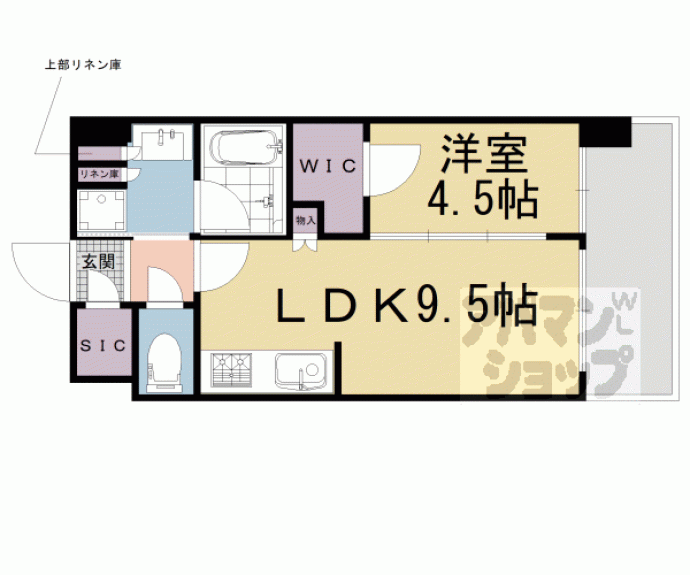 【プレサンスロジェ京都西大路】間取