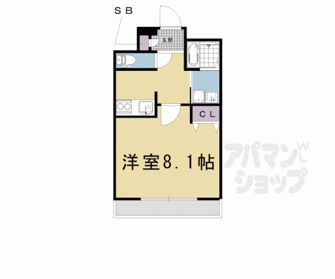 【クレドール東福寺】間取