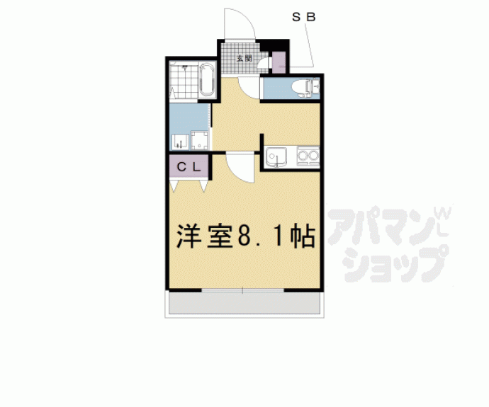 【クレドール東福寺】間取