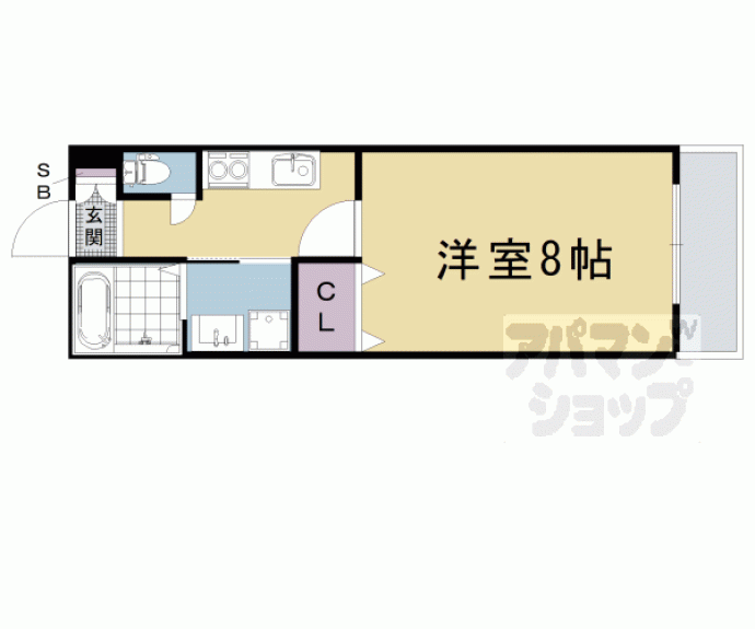 【ＧＲＡＫＡＮ京都駅前　悠】間取