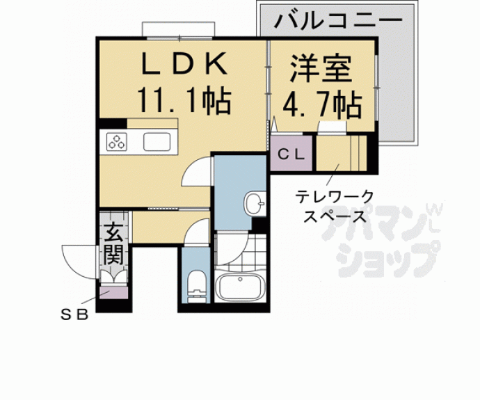 【シャーメゾンネクサス】間取