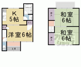 【吉祥院前河原町貸家】