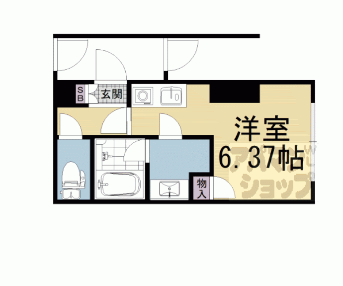 【Ｉｎｓｉｇｈｔ　Ｐｌｕｓ山科駅西】間取