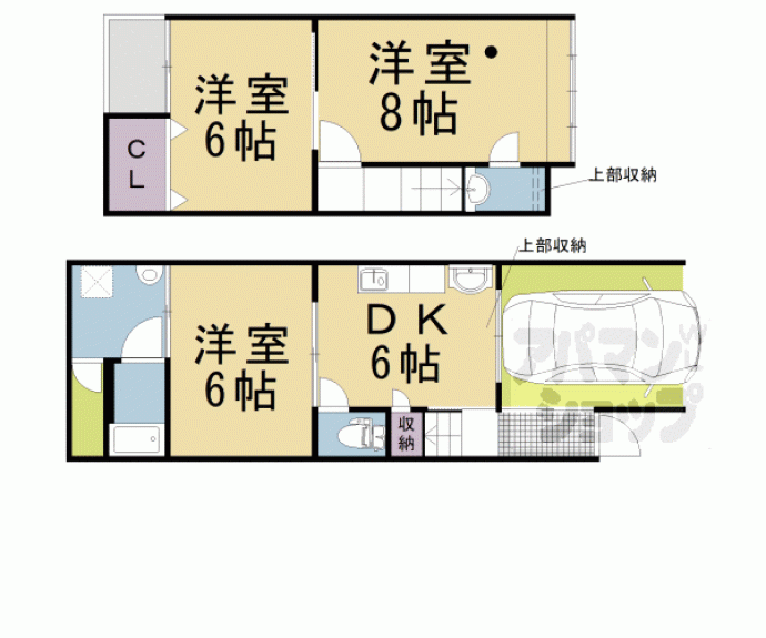 【船戸町貸家】間取