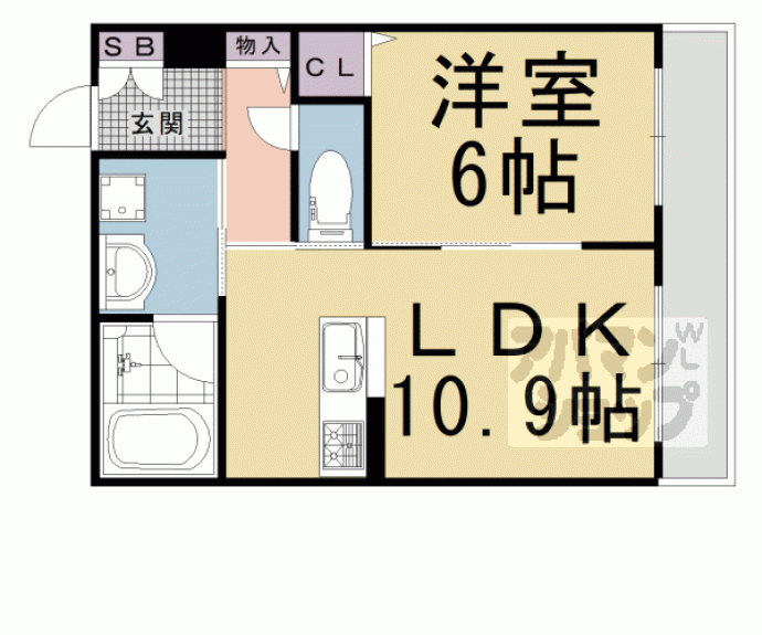 【シャーメゾン　ヴェール・クレール】間取