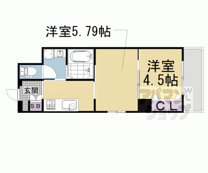 【サンオリジン司】間取