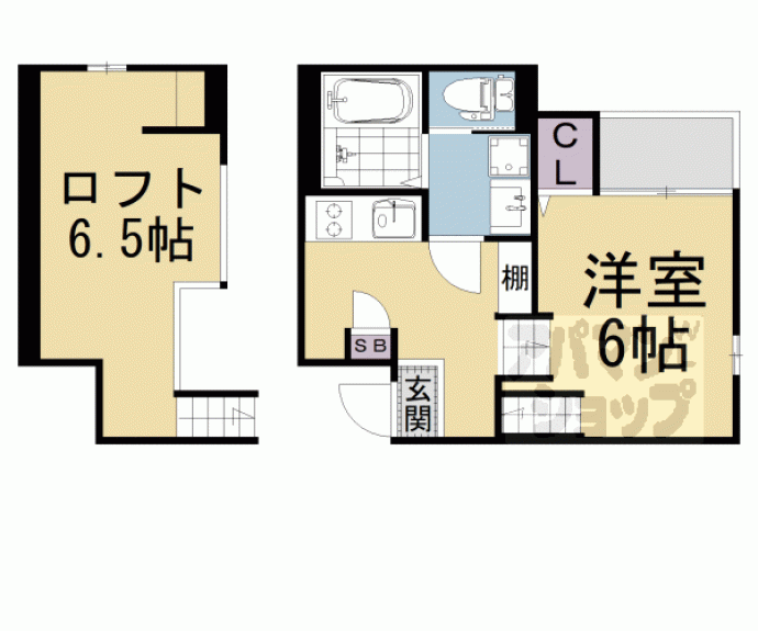 【セレサージュ山科】間取