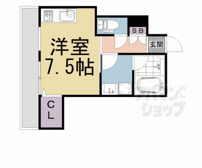 【ＧＡＲＮＥＴ　ＲＥＳＩＤＥＮＣＥ　京都辰巳】間取