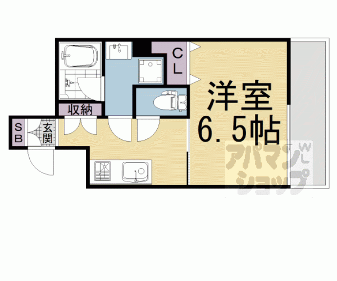 【ＧＡＲＮＥＴ　ＲＥＳＩＤＥＮＣＥ　京都辰巳】間取