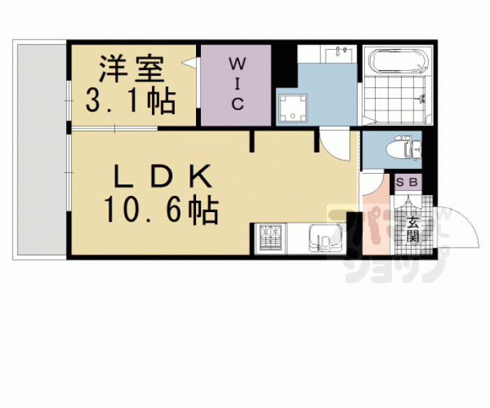 【セジュールＫ】間取