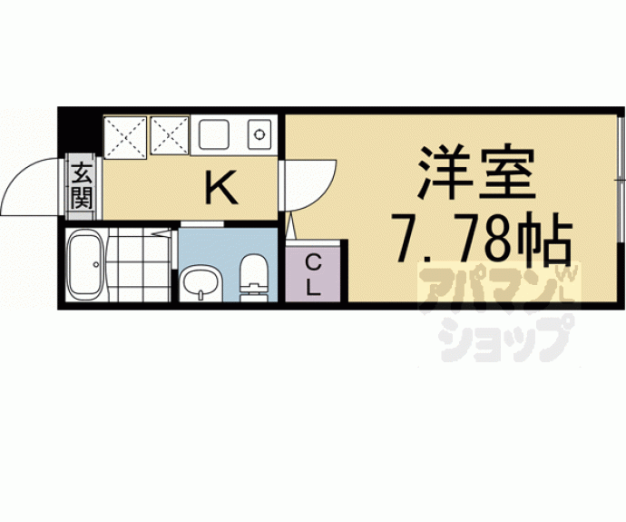 【サンクトスコート京都駅北】間取