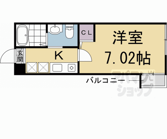 【サンクトスコート京都駅北】間取