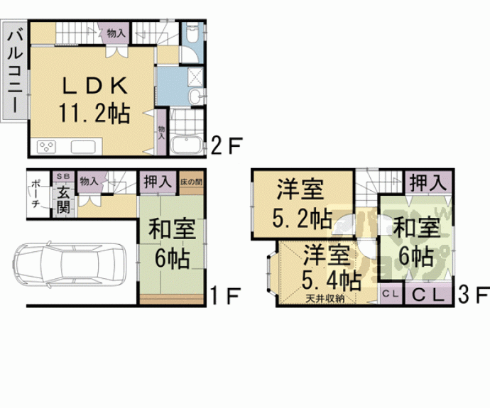 【東山借家】間取