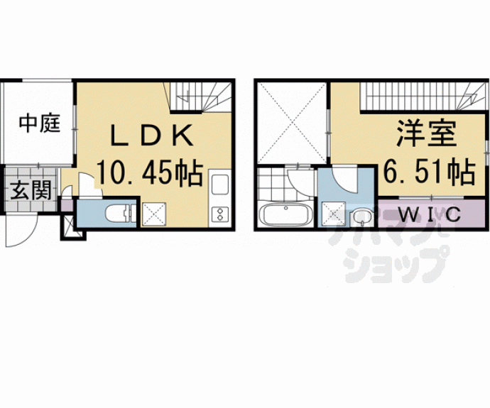 【コートハウス烏丸五条】間取