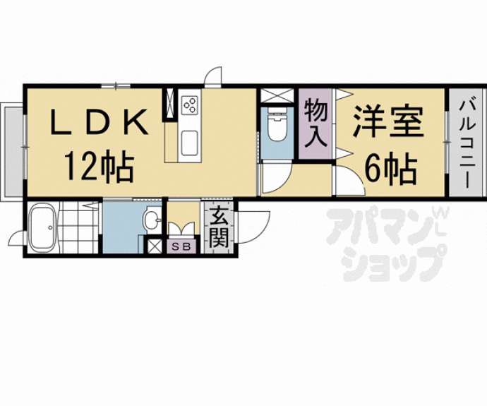 【ホテリッチ京都駅北】間取