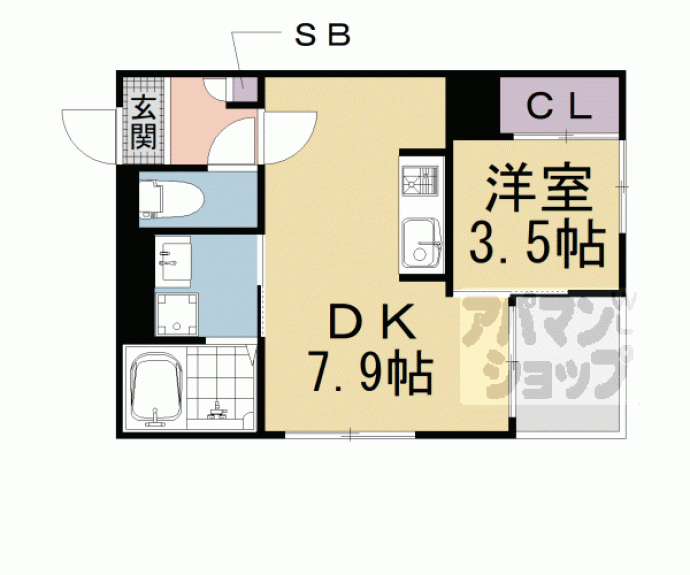 【ＲＥＧＡＬＥＳＴサンメゾン四ノ宮】間取