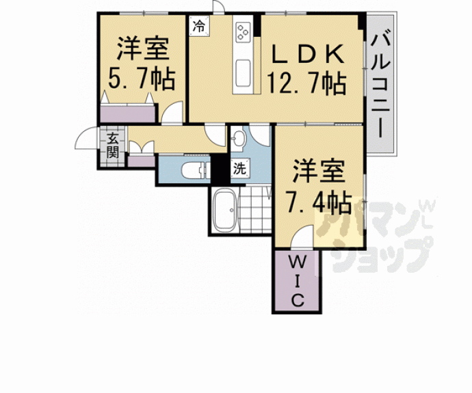 【Ｍａｐｌｅ　Ｇａｒｄｅｎ】間取