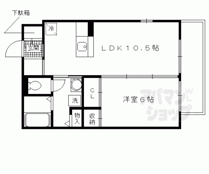 【セジュール離宮】間取