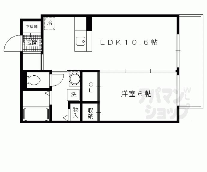 【セジュール離宮】間取