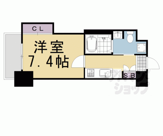 【ＨＦ四条河原町レジデンス】間取