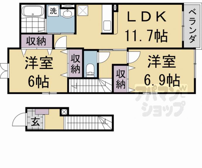 【ディアコート】間取