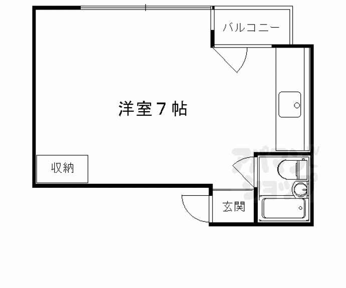 【未麗　仁和寺】間取