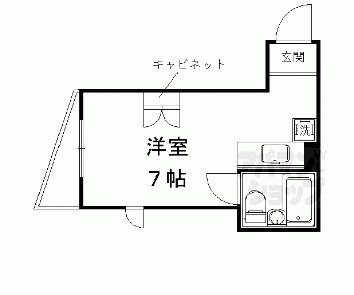 【未麗　仁和寺】間取