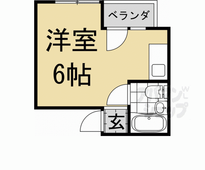 【未麗　仁和寺】間取