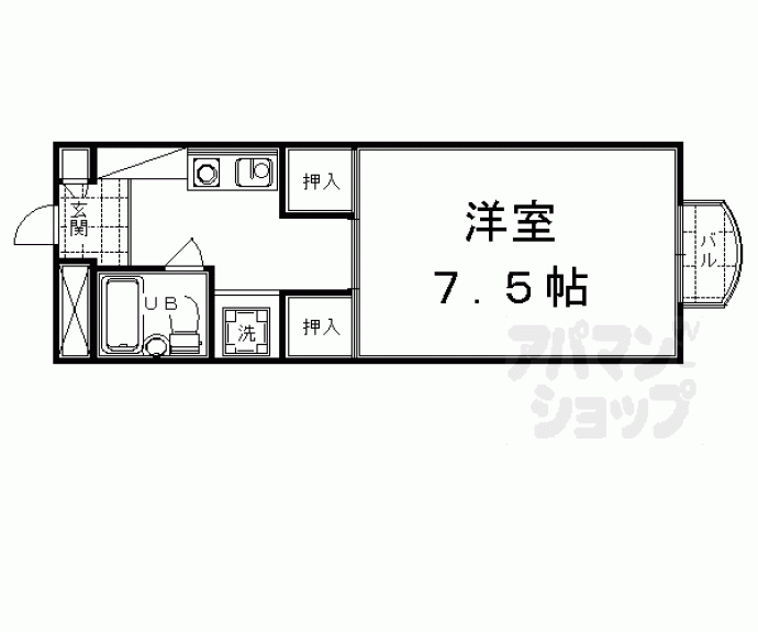 【アイリス衣笠】間取