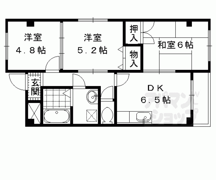 【ヤムズⅢ】間取