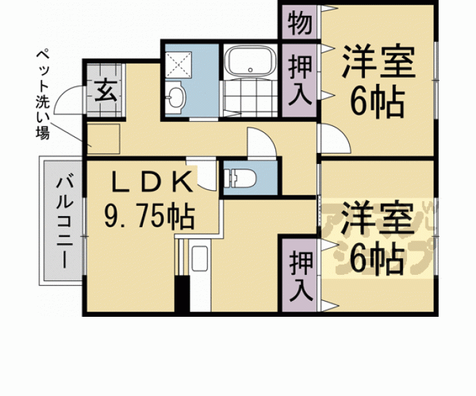 【クラールハイムＡ棟】間取