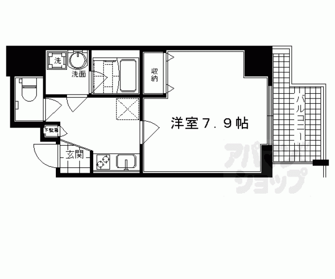 【アスヴェル京都西京極】間取