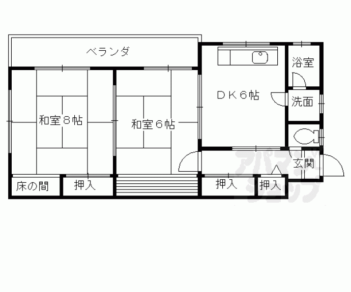 【広田マンション】間取