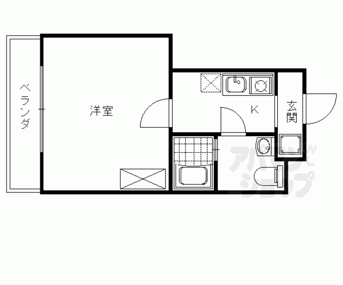 【ソーシア西院】間取