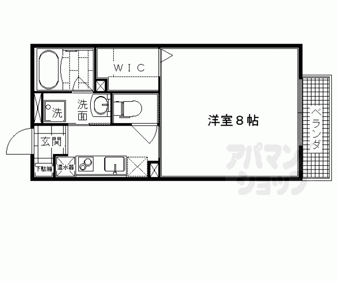 【カノン桂川】間取