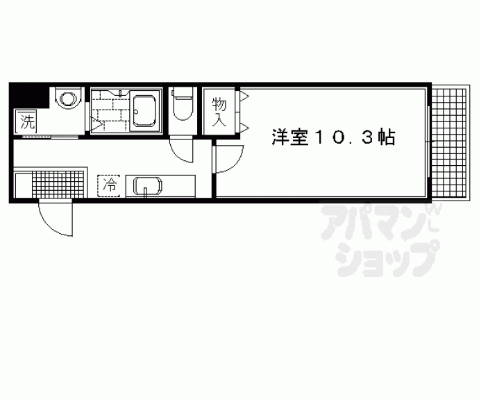 【Ｂｏ・上七軒】間取