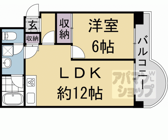 【ルミエール西京極】間取