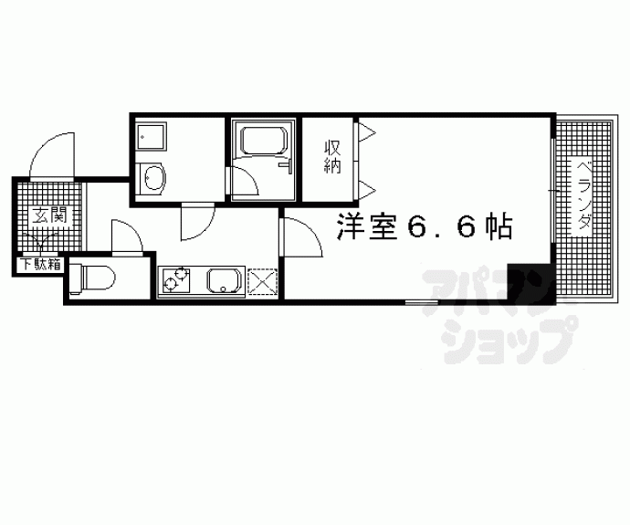 【アスヴェル京都二条駅前】間取