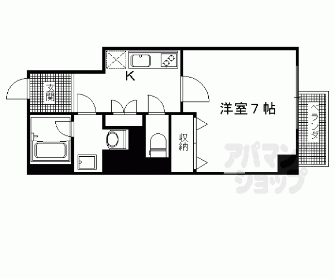 【アスヴェル京都二条駅前】間取