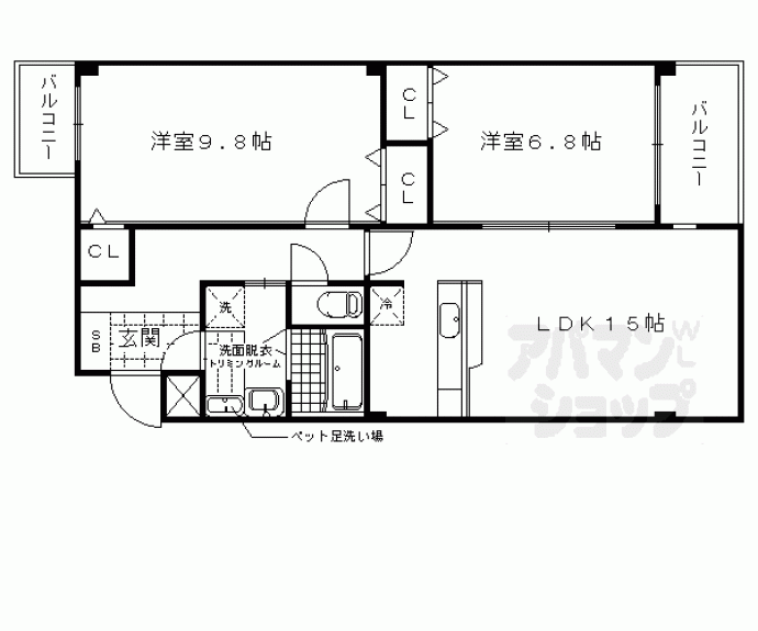 【シュシュパルク鹿苑】間取