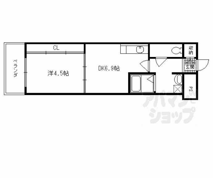 【アビターレ油小路】間取